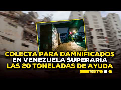🔴 Colecta para damnificados en Venezuela superaría las 20 toneladas de ayuda