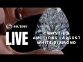 LIVE: Largest white diamond goes on sale at Christies auction