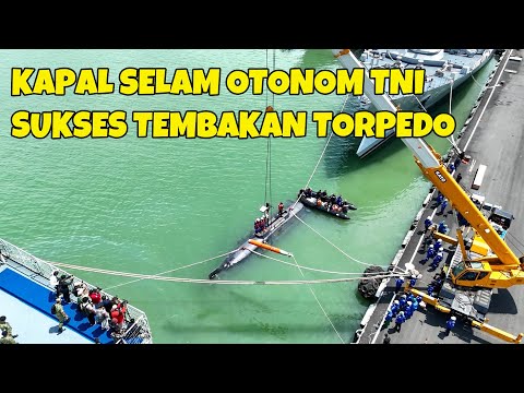 DETIK DETIK KAPAL SELAM OTONOM BUATAN INDONESIA SUKSES TEMBAKAN TORPEDO