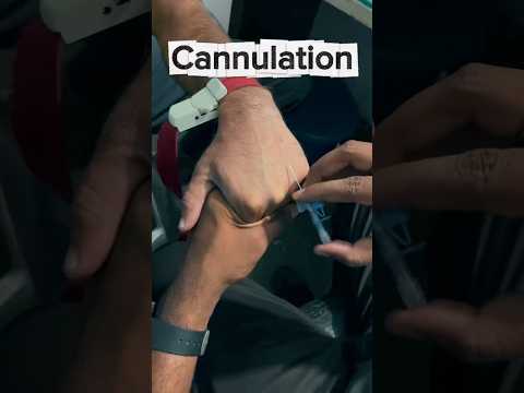 Cannula Insertion #nurse