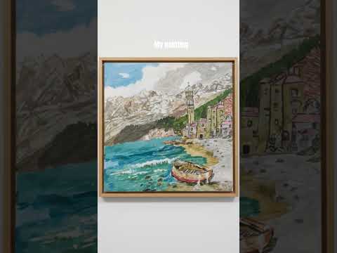 Original vs My painting #speedsong #remix #art #music #aesthetic #anime #painting #shorts