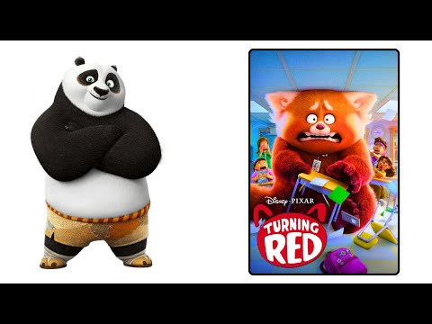 KUNG FU PANDA 4 MOVIE CHARACTERS AND THEIR FAVORITE MOVIES!