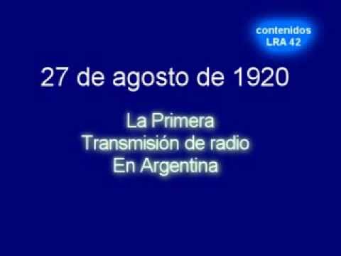 Upload mp3 to YouTube and audio cutter for PRIMERA TRANSMISIN RADIOFNICA EN ARGENTINA download from Youtube