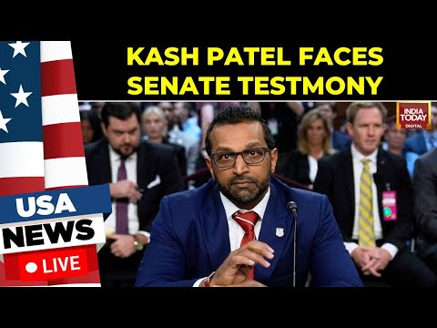 LIVE FBI Director Kash Patel Testifies At Senate Hearing | Kash Patel LIVE Hearing