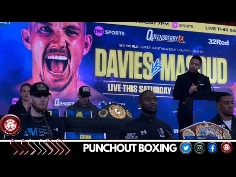 DEV SAHNI STARTS PRESSER FOR DAVIES VS MASOUD #queensberrypromotions #daviesmasoud