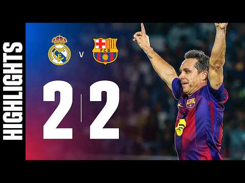 HIGHLIGHTS | BARÇA LEGENDS 2 vs 2 REAL MADRID LEYENDAS 🔵🔴