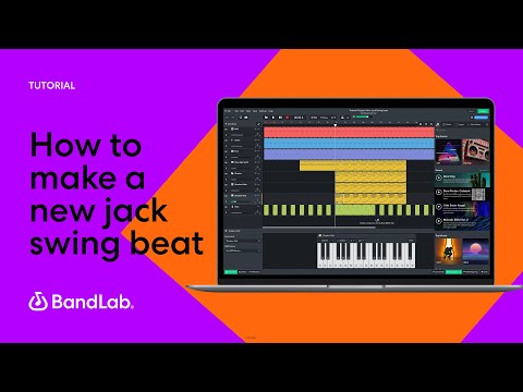 How to make a new jack swing beat using BandLab's free web Mix Editor (BandLab Tutorial)