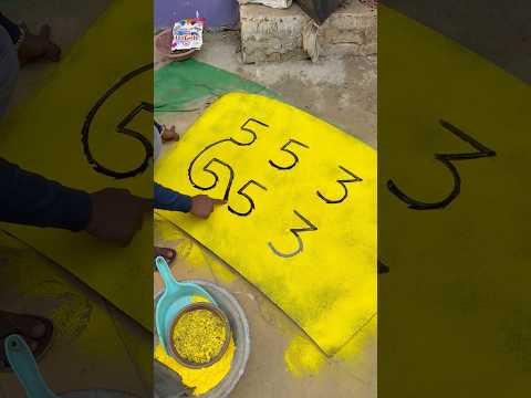 How to draw a dog with 553 Number so easy drawing #shorts