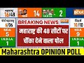 Lok Sabha Opinion Poll 2024 India TV:  महाराष्ट्र की 48 सीटों पर चौंका देने वाला पोल | Maharashtra
