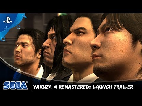 The Yakuza Remastered Collection - Yakuza 4 Launch Trailer | PS4