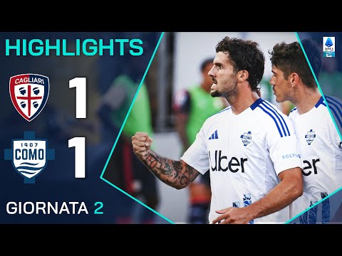 CAGLIARI-COMO 1-1 | HIGHLIGHTS | 2ª GIORNATA | SERIE A ENILIVE 2024/25