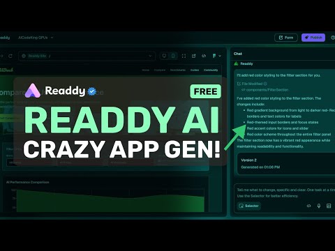 Readdy AI: The BEST Frontend Tool YOU MUST TRY!