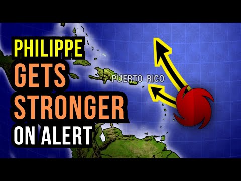 Philippe Gets Stronger & Moves toward the Caribbean…