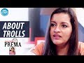 Renu Desai About Trolls : Dialogue With Prema