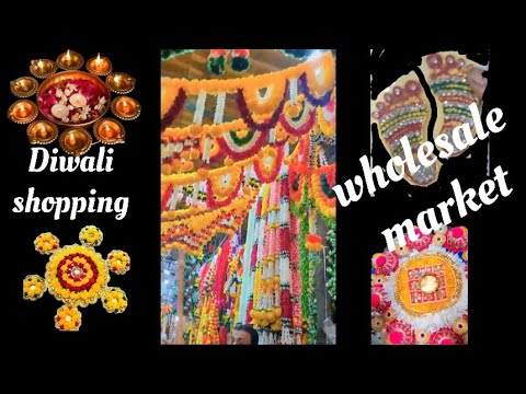 Wholesale market #shopping #diwalidecoration #wholesale #market #vlog #shoppingvlog 