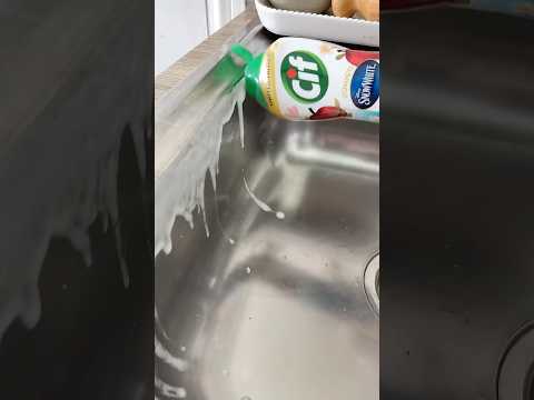 SINK DEEP CLEAN 🫧 #cleaningmotivation #asmrcleaning #cleantok #cleaning #deepclean #sinkclean