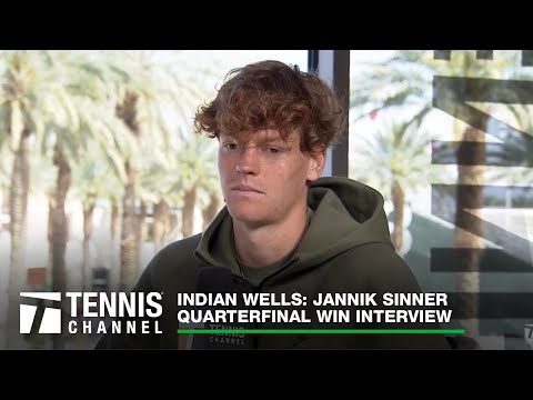 Jannik Sinner is 16-0 in 2024 | Indian Wells Quarterfinal Interview