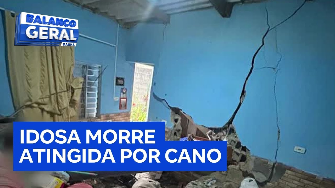 Idosa morre ao ser atingida por cano que se soltou de obra da Sabesp em Mauá SP