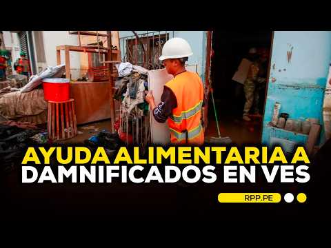 Midis brindará apoyo alimentario a las familias afectadas por lluvias en Villa El Salvador