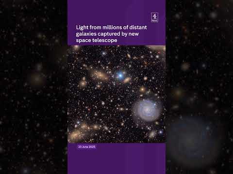 New space telescope captures light from millions of distant galaxies