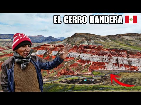 ¿Por qué esta montaña parece la BANDERA del PERÚ? 