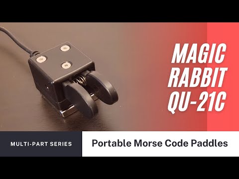 Magic Rabbit QU 21C Dual Paddle Morse Code Key