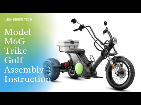 How to Install the M6G Electric Trike Golf Scooter from Package