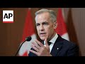 Mark Carney says Canada will match U.S. auto tariffs