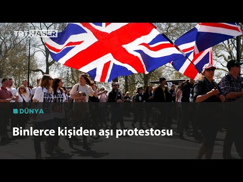 Londra’da binlerce kişi tedbirleri protesto etti