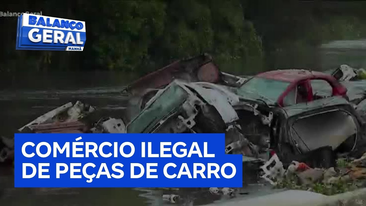 Desmanches clandestinos alimentam comércio ilegal de peças na capital paulista