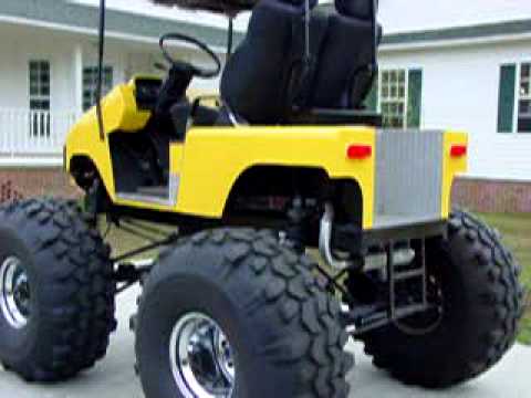 Monster Golf Cart - YouTube flat bed cart ez go wiring diagram 