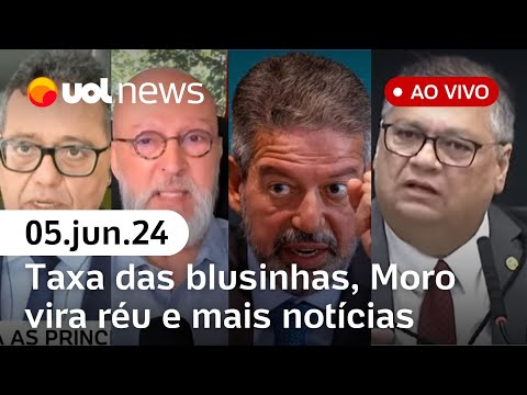 UOL News 1ª Edição com Fabíola Cidral, Josias, Tales e Ronilso | PROGRAMA COMPLETO | 05/06/2024