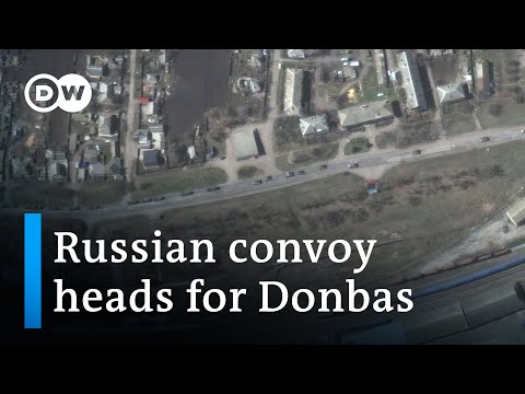 Russian forces destroy Dnipro airport as large military convoy moves toward east Ukraine | DW News