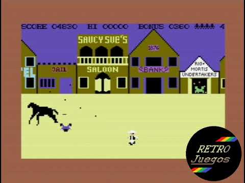 Highnoon para Commodore 64 - Review de RETROJuegos por Fabio Didone