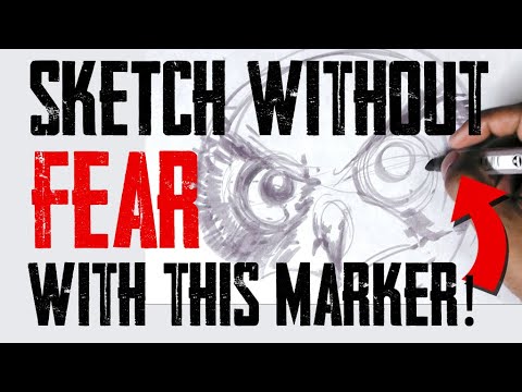 SKETCHING WITHOUT FEAR: THE POWER OF GREY MARKERS!