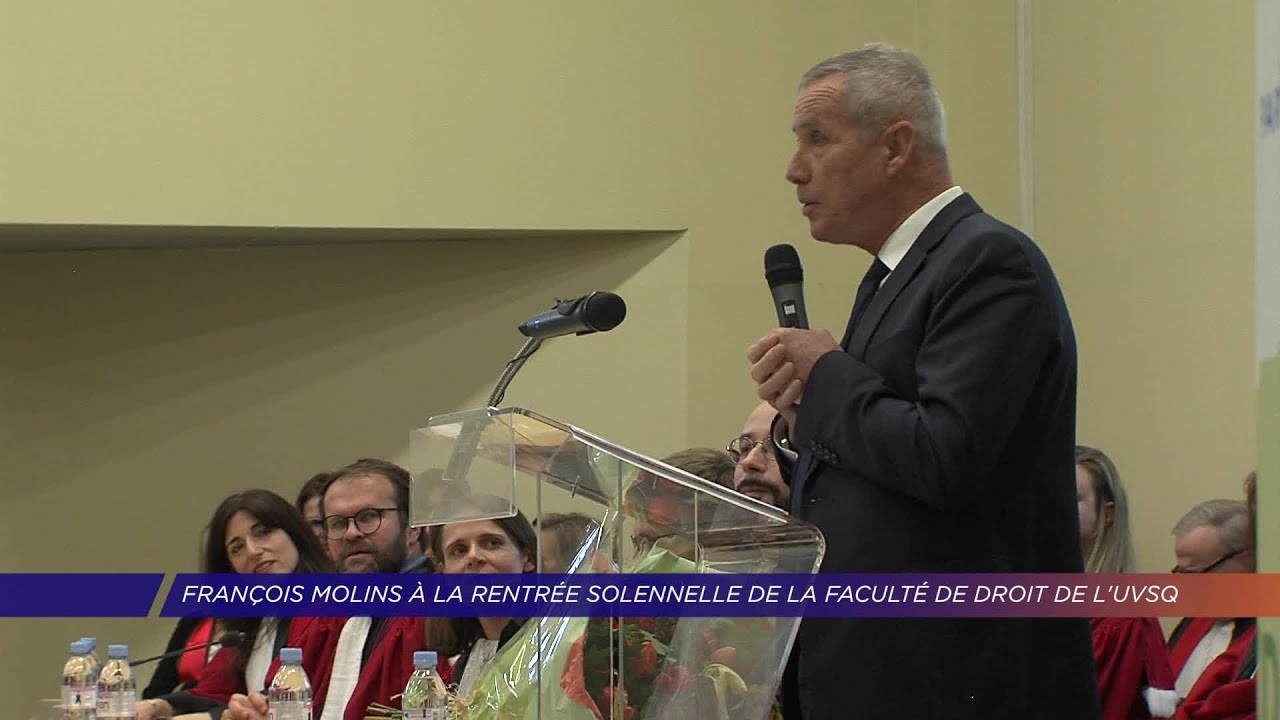 Yvelines | François Molins à la rentrée solennelle de la faculté de droit de l’UVSQ