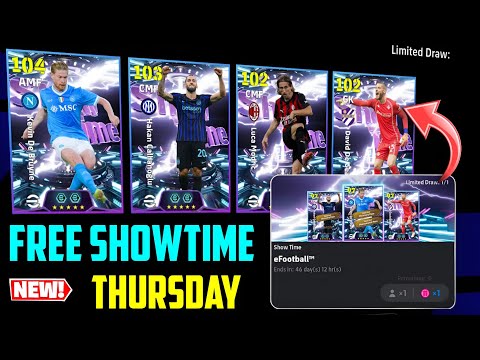 FREE SHOWTIME ON THURSDAY 🌝 eFOOTBALL 2026 MOBILE - NEW LEAGUE  REWARD  