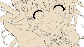 ブルスクしないようにお祈りお絵描き【碧生りょう／部分的に両声類】