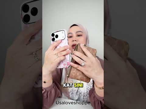 COACH Corner Zip Wristlet In Signature Canvas With Stripe in Tan/Brown (CW854)