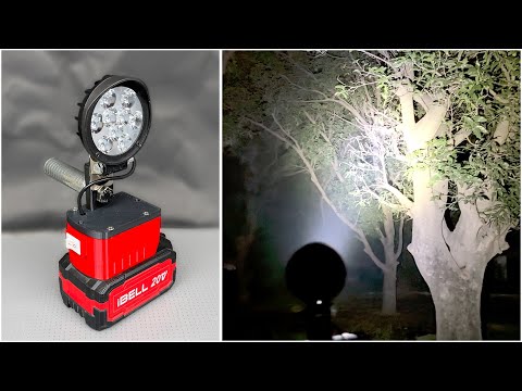 Build flashlight for Power Tool Battery 18V