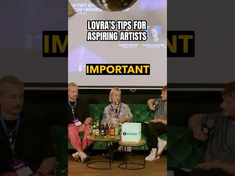 LOVRA’s tips for aspiring artists! 🧠