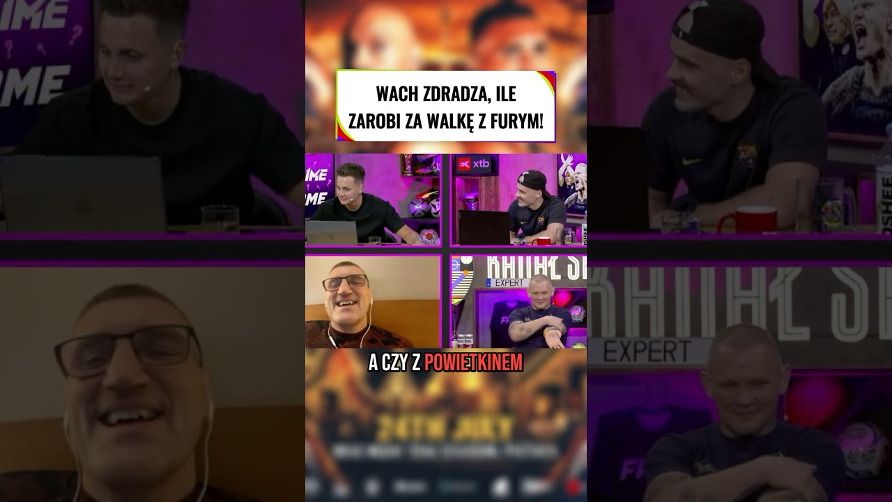 Wach zdradza: ile zarobi za walkę z furym? #shorts