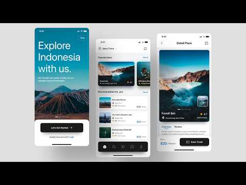 Flutter Travel App UI Design || Travel App Flutter