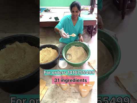 Herbal bath powder For orders WhatsApp 7416755499 #sunnipindi#ubtanpowder #sunnipindibathpowder