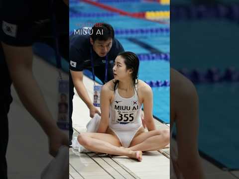 선수의 포기를 본 감독의 반응 🌟 #수영선수 #피겨#beauty #볼트 #여자모델#육상선수 #아이돌