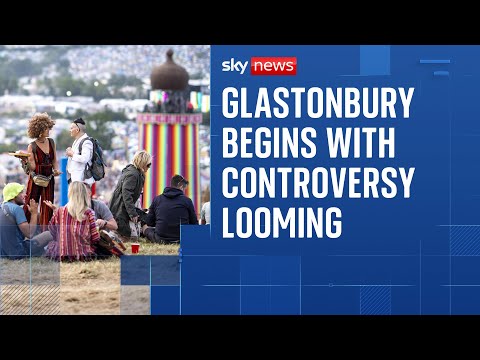 Glastonbury begins with politics and music taking the headline slot