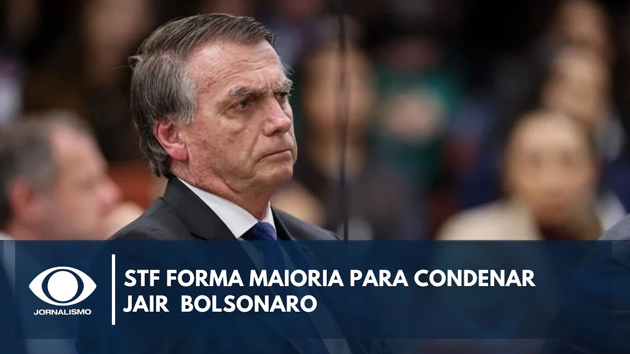 STF forma maioria para condenar Bolsonaro por todos os crimes da trama golpista