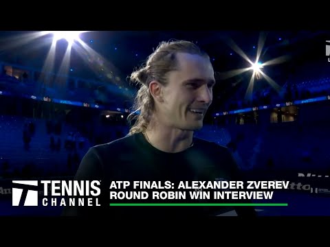 Alexander Zverev Wins his Opening Match in Turin Over Alcaraz | 2023 Nitto ATP Finals Interview