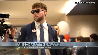 Arizona Football arrives in San Antonio for Alamo Bowl