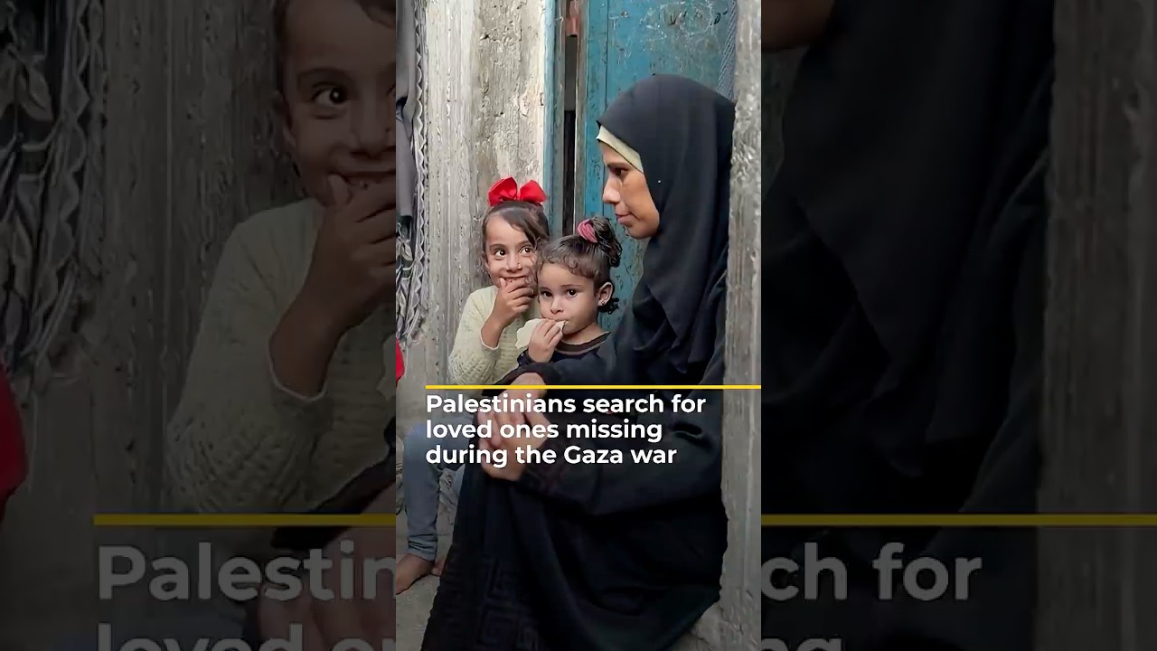 Palestinians search for loved ones missing during the Gaza war | AJ shorts
